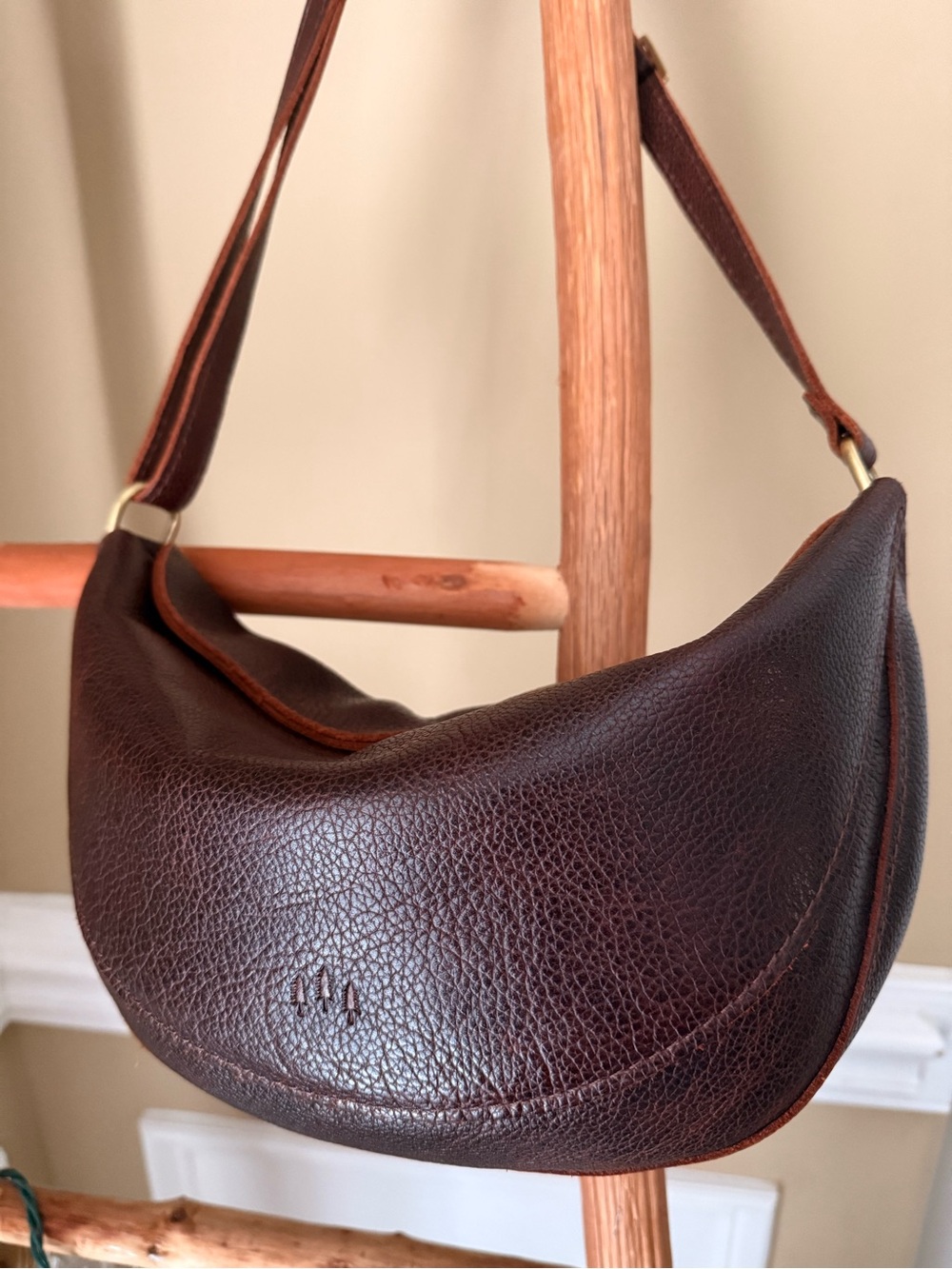 Portland leather cold brew koala sling bag purse large